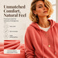 ⏳Last Day Sale - 50% OFF!!🧶Cozy Head Coverage, Customizable Fit💖Women's Casual Hooded Sweater With Drawstring