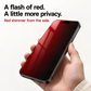 📱LAST DAY SALE 50% OFF! ✨❤️Red Shimmer Privacy Tempered Glass Screen Protector for iPhone –Stylish Protection & Extra Privacy! ✨