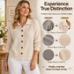 🎉Hot Sale-50% OFF🩷Women's Collared Button-Down Knit Cardigan