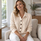 🎉Hot Sale-50% OFF🩷Women's Collared Button-Down Knit Cardigan