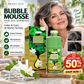 🍃LAST DAY 50% OFF💇‍♀️💈Long-Lasting Plant-Based Bubble Mousse Hair Dye Shampoo, Gentle At-Home Gray Hair Coverage🛡️👍
